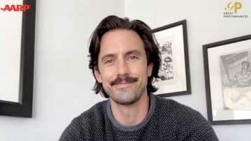UNSPECIFIED: In this screengrab released on March 28, 2021, Milo Ventimiglia accepts the Best Series Award for 'This Is Us' during the Movies for Grownups Awards with AARP the Magazine broadcast on March 28, 2021 by Great Performances on PBS. (Photo by Getty Images/Getty Images for AARP)