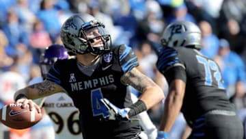 MEMPHIS, TN - NOVEMBER 25: Riley Ferguson (Photo by Joe Murphy/Getty Images)