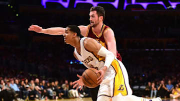 LOS ANGELES, CA - MARCH 19: Jordan Clarkson