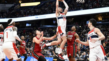 The Wizards take on the Nets tonight at 7:30 PM EST in a battle of struggling squads (Photo by G Fiume/Getty Images)