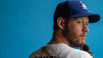 GLENDALE, AZ - FEBRUARY 20: Clayton Kershaw #22 of the Los Angeles Dodgers poses for a portrait during photo day at Camelback Ranch on February 20, 2019 in Glendale, Arizona. (Photo by Rob Tringali/Getty Images)