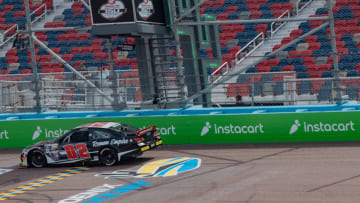 PHOENIX, ARIZONA - MARCH 12: Toni Breidinger, driver of the #02 Young Motorsports car, gets some practice laps in for the ARCA Menards Series General Tire 150 at the Phoenix Raceway on March 12, 2021 in Phoenix, Arizona. (Photo by Blair Brown/Getty Images)