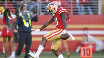 SANTA CLARA, CA - DECEMBER 17: Marquise Goodwin