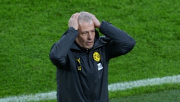 Lucien Favre will have to ring in the changes on Tuesday (Photo by Uwe Kraft​ - Pool/Getty Images)