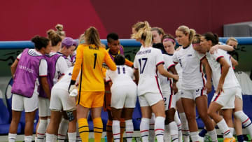 The USWNT at the 2021 Olympics. (Syndication: USA TODAY)