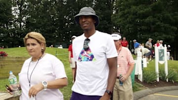 Jun 25, 2015; Cromwell, CT, USA; NBA player Ray Allen walks the course in the first round at TPC River Highlands. Mandatory Credit: David Butler II-USA TODAY Sports