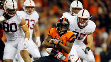 CORVALLIS, OR - OCTOBER 26: Artivis Pierce