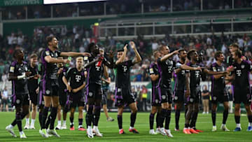 Bayern Munich got off to flying start to new Bundesliga campaign with win against Werder Bremen. (Photo by INA FASSBENDER/AFP via Getty Images)
