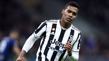 STADIO GIUSEPPE MEAZZA, MILANO, ITALY - 2021/10/24: Alex Sandro of Juventus Fc looks on during the Serie A match between Fc Internazionale and Juventus Fc. The match ends in a tie 1-1. (Photo by Marco Canoniero/LightRocket via Getty Images)