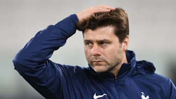 TURIN, ITALY - FEBRUARY 12: Mauricio Pochettino, Manager of Tottenham Hotspur looks on during the Tottenham Hotspur FC Training Session ahead of there UEFA Champions League Round of 16 match against Juventus at Allianz Stadium on February 12, 2018 in Turin, Italy. (Photo by Michael Regan/Getty Images)