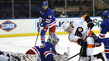 Igor Shesterkin #31 of the New York Rangers (Credit: Elsa/POOL PHOTOS-USA TODAY Sports)