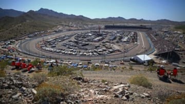 Mar 13, 2016; Avondale, AZ, USA; Overall view of Phoenix International Raceway during the NASCAR Sprint Cup Series Good Sam 500. Mandatory Credit: Mark J. Rebilas-USA TODAY Sports
