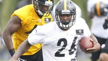 Jul 27, 2013; Latrobe, PA, USA; Pittsburgh Steelers running back Le