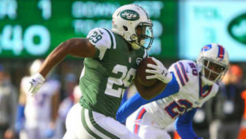 EAST RUTHERFORD, NJ - JANUARY 01: Bilal Powell