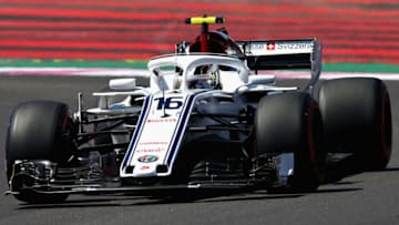LE CASTELLET, FRANCE - JUNE 22: Charles Leclerc of Monaco driving the (16) Alfa Romeo Sauber F1 Team C37 Ferrari (Photo by Charles Coates/Getty Images)