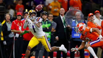 LSU football's Ja'Marr Chase (Photo by Jonathan Bachman/Getty Images)