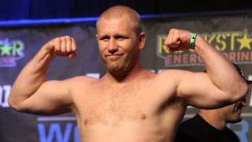 CINCINNATI, OH - SEPTEMBER 09: Sergei Kharitonov weighs in at the Strikeforce weigh-in at US Bank Arena on September 9, 2011 in Cincinnati, Ohio. (Photo by Josh Hedges/Forza LLC/Forza LLC via Getty Images)
