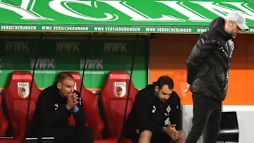 Marco Rose faces a disappointing end to his Gladbach career. (Photo by Lukas Barth-Tuttas - Pool/Getty Images)