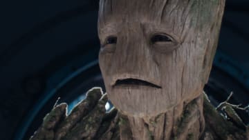 Groot (voiced by Vin Diesel) in Marvel Studios' Guardians of the Galaxy Vol. 3. Photo courtesy of Marvel Studios. © 2023 MARVEL.