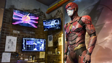 BURBANK, CA - MAY 03: "Flash" at the updated DC Universe Justice League Exhibit at Warner Bros. Tour Center on May 3, 2018 in Burbank, California. (Photo by Rodin Eckenroth/Getty Images)