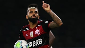 Gabriel Barbosa of Flamengo. (Photo by Buda Mendes/Getty Images)