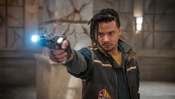 Jacob Anderson as Vinder - Doctor Who _ Season 13 - Photo Credit: Ben Blackall/BBC Studios/BBC America