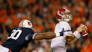 AL.com's Joseph Goodman buried A.J. McCarron for his lie about the Auburn football brain trust telling Bryan Harsin he has already been fired (Photo by Kevin C. Cox/Getty Images)