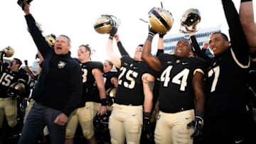 WEST POINT, NY - NOVEMBER 16: Jeff Monken, Head Coach of the Army Black Knights (Photo by Dustin Satloff/Getty Images)