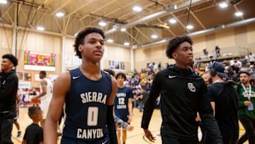LeBron James Jr. and Zaire Wade, son of Utah Jazz minority owner Dwyane Wade (Mark J. Rebilas-USA TODAY Sports)