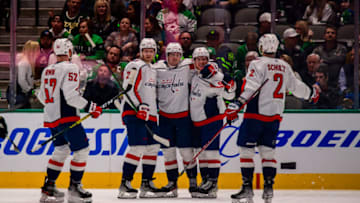 Matt Irwin, Dmitry Orlov, John Carlson, Joe Snively, Justin Schultz, Washington Capitals Mandatory Credit: Jerome Miron-USA TODAY Sports