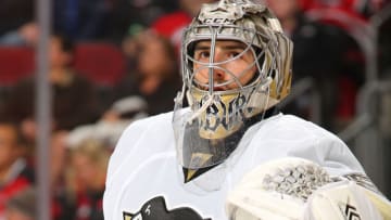 Pittsburgh Penguins, Marc-Andre Fleury. (Photo by Adam Hunger/Getty Images)