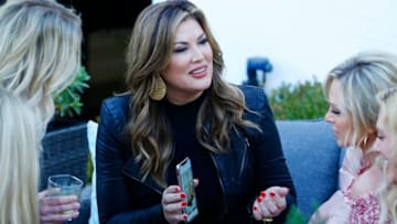 THE REAL HOUSEWIVES OF ORANGE COUNTY -- Episode 1402 -- Pictured: (l-r) Emily Simpson, Tamra Judge -- (Photo by: Phillip Faraone/Bravo)
