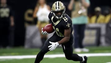 NEW ORLEANS, LA - DECEMBER 24: Tommylee Lewis #11 of the New Orleans Saints in action against the Atlanta Falcons at Mercedes-Benz Superdome on December 24, 2017 in New Orleans, Louisiana. (Photo by Chris Graythen/Getty Images)
