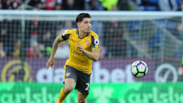 BURNLEY, ENGLAND - OCTOBER 02: Hector Bellerin of Arsenal during the Premier League match between Burnley and Arsenal at Turf Moor on October 2, 2016 in Burnley, England. (Photo by Stuart MacFarlane/Arsenal FC via Getty Images)