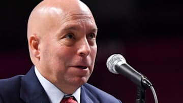 MONTREAL, QC - JANUARY 19: Newly appointed general manager for the Montreal Canadiens Kent Hughes (Photo by Minas Panagiotakis/Getty Images)