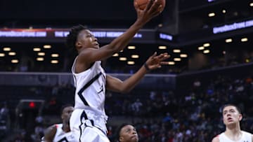 BROOKLYN, NY - APRIL 08: Jordan Brand Classic Home Team guard Ayo Dosunmu (24) during the second half of the Jordan Brand Classic on April 8, 2018, at the Barclays Center in Brooklyn, NY. (Photo by Rich Graessle/Icon Sportswire via Getty Images)