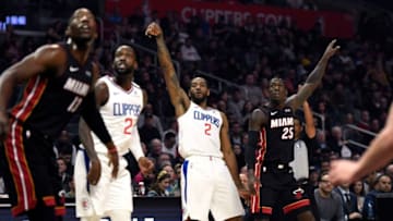 LA Clippers Kawhi Leonard Patrick Beverley (Photo by Kevork Djansezian/Getty Images)
