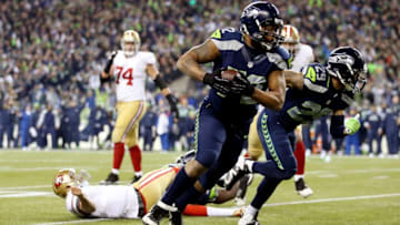 SEATTLE, WA - JANUARY 19: Defensive end Michael Bennett