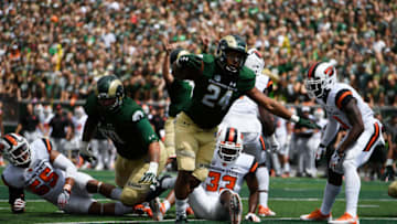 FT. COLLINS, CO - AUGUST 26: Colorado State Rams running back Izzy Matthews (Photo by Andy Cross/The Denver Post via Getty Images)