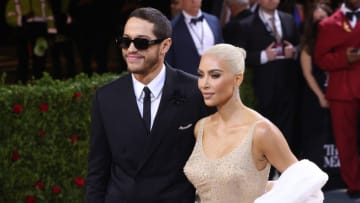 NEW YORK, NEW YORK - MAY 02: Kim Kardashian and Pete Davidson attend "In America: An Anthology of Fashion," the 2022 Costume Institute Benefit at The Metropolitan Museum of Art on May 02, 2022 in New York City. (Photo by Taylor Hill/Getty Images)