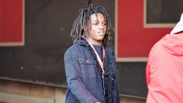 Recruit Malachi Toney visits Ohio Stadium during the Ohio State, Michigan game.Malachi Toney