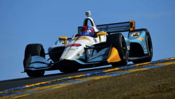 SONOMA, CA - SEPTEMBER 14: Colton Herta driver of the #88 Harding Racing Chevrolet during practice for the Verizon IndyCar Series Sonoma Grand Prix at Sonoma Raceway on September 14, 2018 in Sonoma, California. (Photo by Robert Laberge/Getty Images)