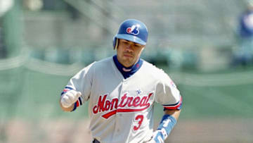 2 Apr 2001: Jose Vidro #3 of the Montreal Expos runs the bases after hitting a home run during the Opening Day game against the Chicago Cubs at Wrigley Field in Chicago, Illinois. The Expos defeated the Cubs 5-4.Mandatory Credit: Jonathan Daniel /Allsport