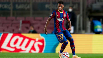 Anssumane Fati of FC Barcelona. (Photo by Pedro Salado/Quality Sport Images/Getty Images)