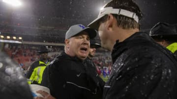 Mark Stoops, Kentucky Wildcats, Kirby Smart, Georgia Bulldogs. (Photo by Carmen Mandato/Getty Images)