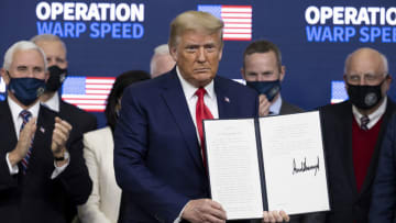 Former President Donald Trump (Photo by Tasos Katopodis/Getty Images)