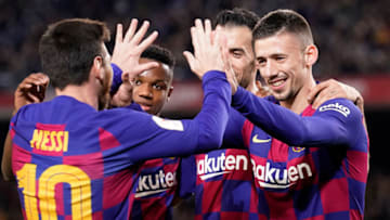 Clement Lenglet of FC Barcelona(Photo by Jeroen Meuwsen/Soccrates/Getty Images)