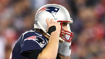 FOXBOROUGH, MA - JANUARY 21: Tom Brady (Photo by Adam Glanzman/Getty Images)