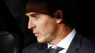 23rd October 2018, Santiago Bernabeu, Madrid, Spain; UEFA Champions League football, Real Madrid versus Viktoria Plzen; Julen Lopetegui Coach of Real Madrid (photo by Shot for Press/Action Plus via Getty Images)