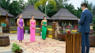 THE BACHELOR - Ò2709Ó - Love is in the air when Zach and the final three women travel to Krabi, Thailand. With firm parameters set on intimacy and growing temptations, will Zach hold himself to his commitment or go back on his word? MONDAY, MARCH 20 (8:00-10:01 p.m. EDT), on ABC. (ABC/Craig Sjodin)KAITY, ARIEL, GABI, ZACH SHALLCROSS